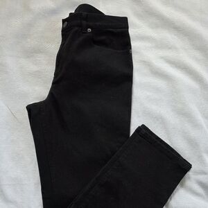 Ralph Lauren Classic Straight  Black Jeans, Size 12